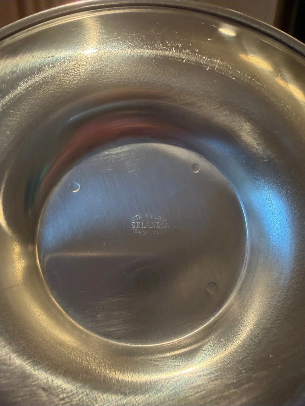 Silver Stainless Steel Shrimp Cocktail or Dessert Bowls with Saucers - Set of 3